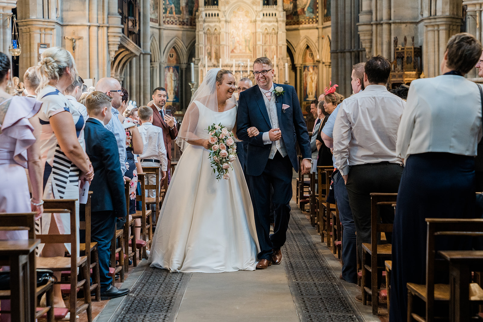 Church wedding photo in Leeds