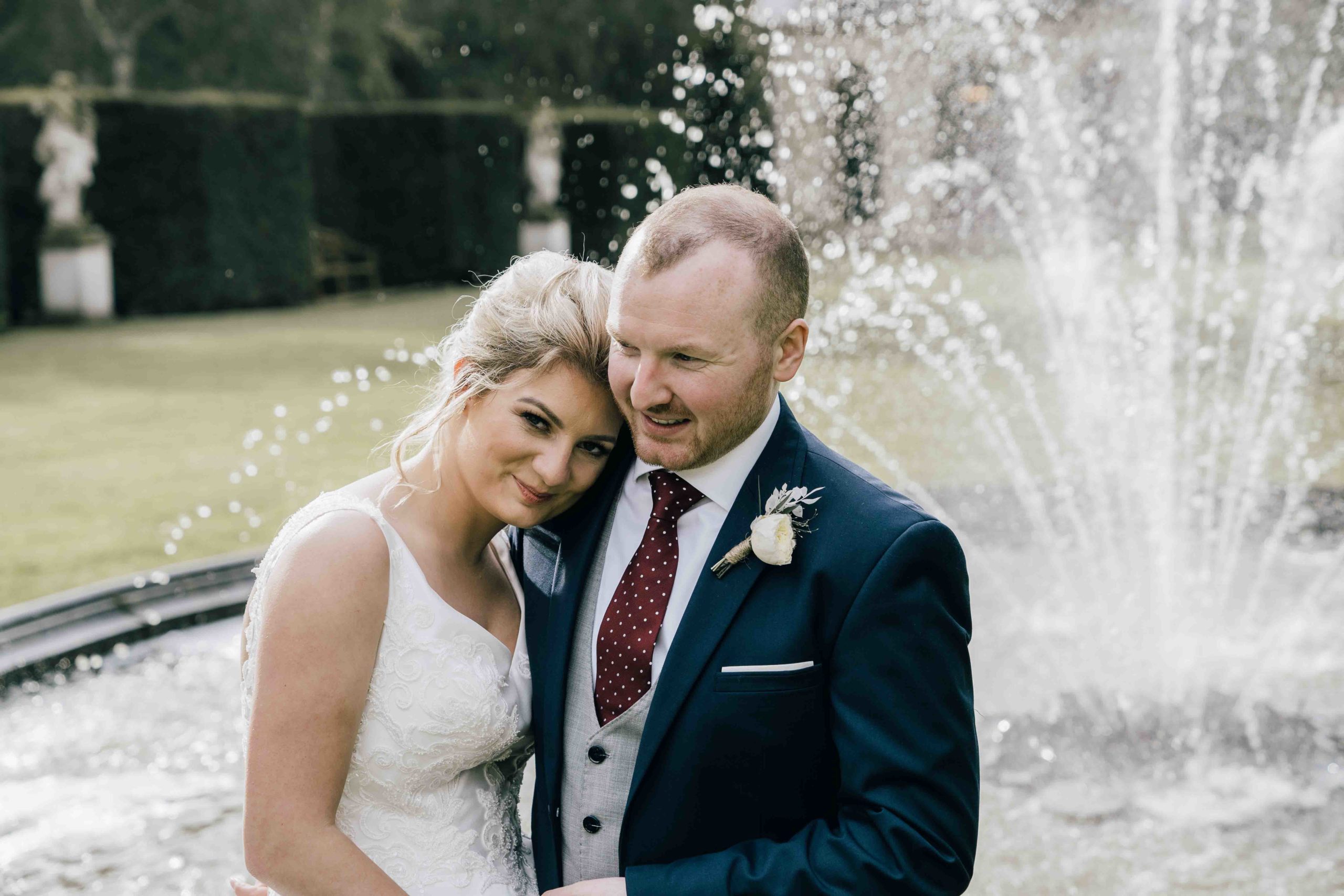 Wedding portrait at the Orangery at Settrington, North Yorkshire