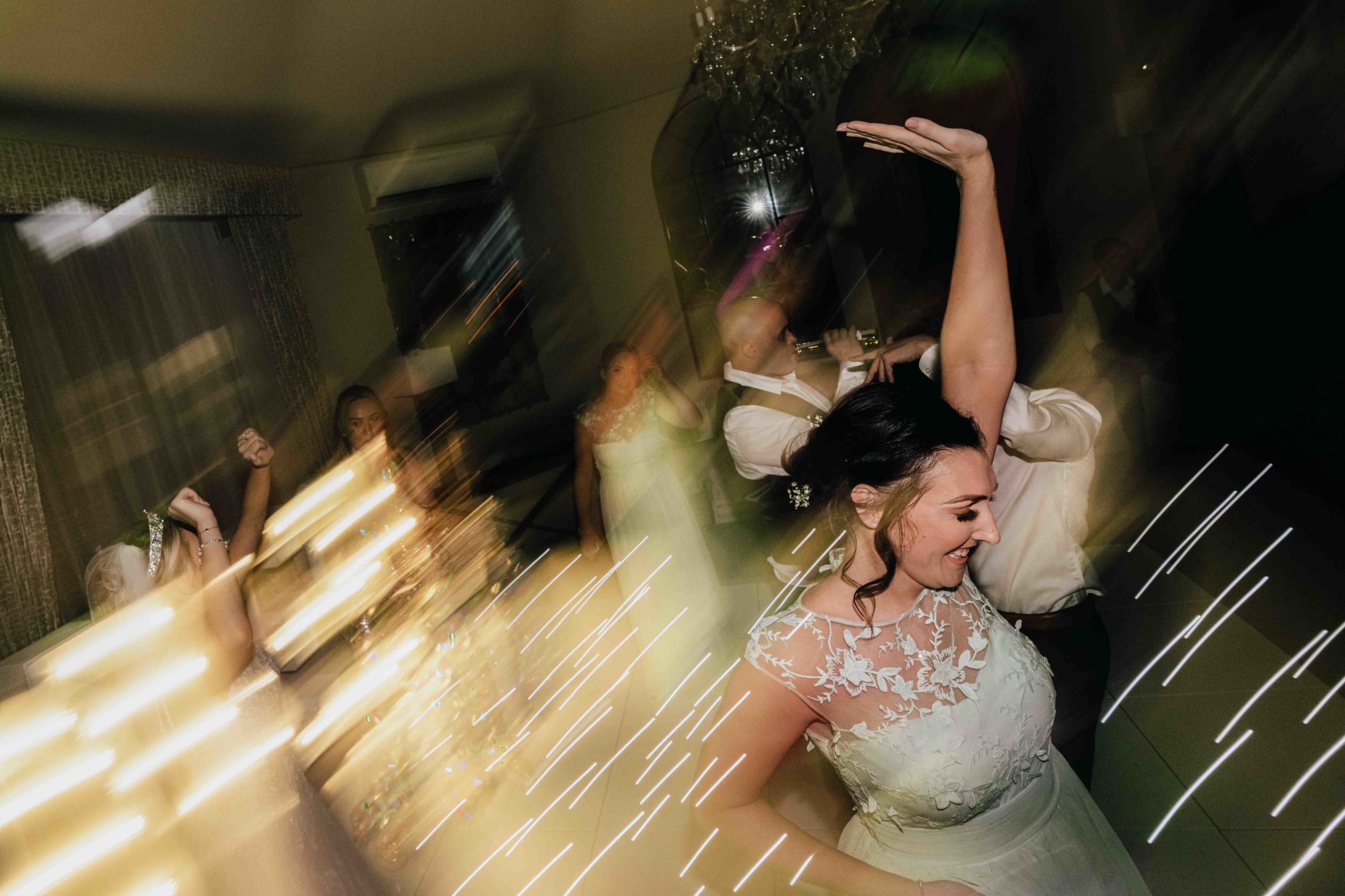 Creative wedding dance floor wedding photos