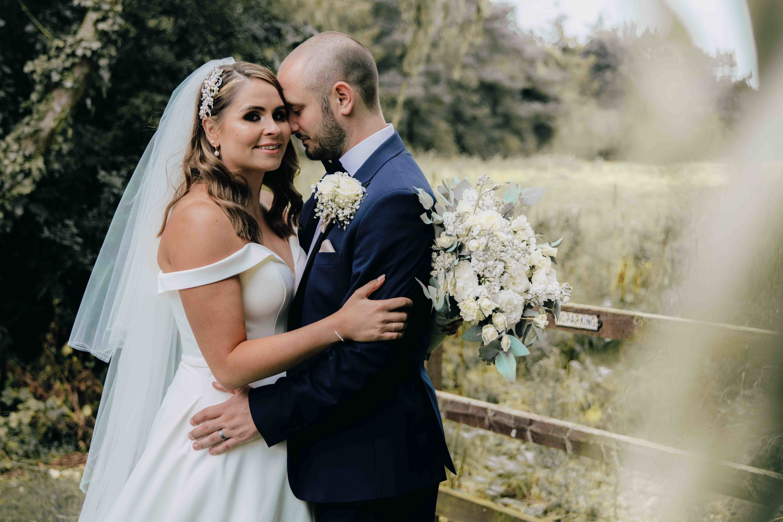 Wedding photo of Hannah & Arron at Woodstock Weddings, York