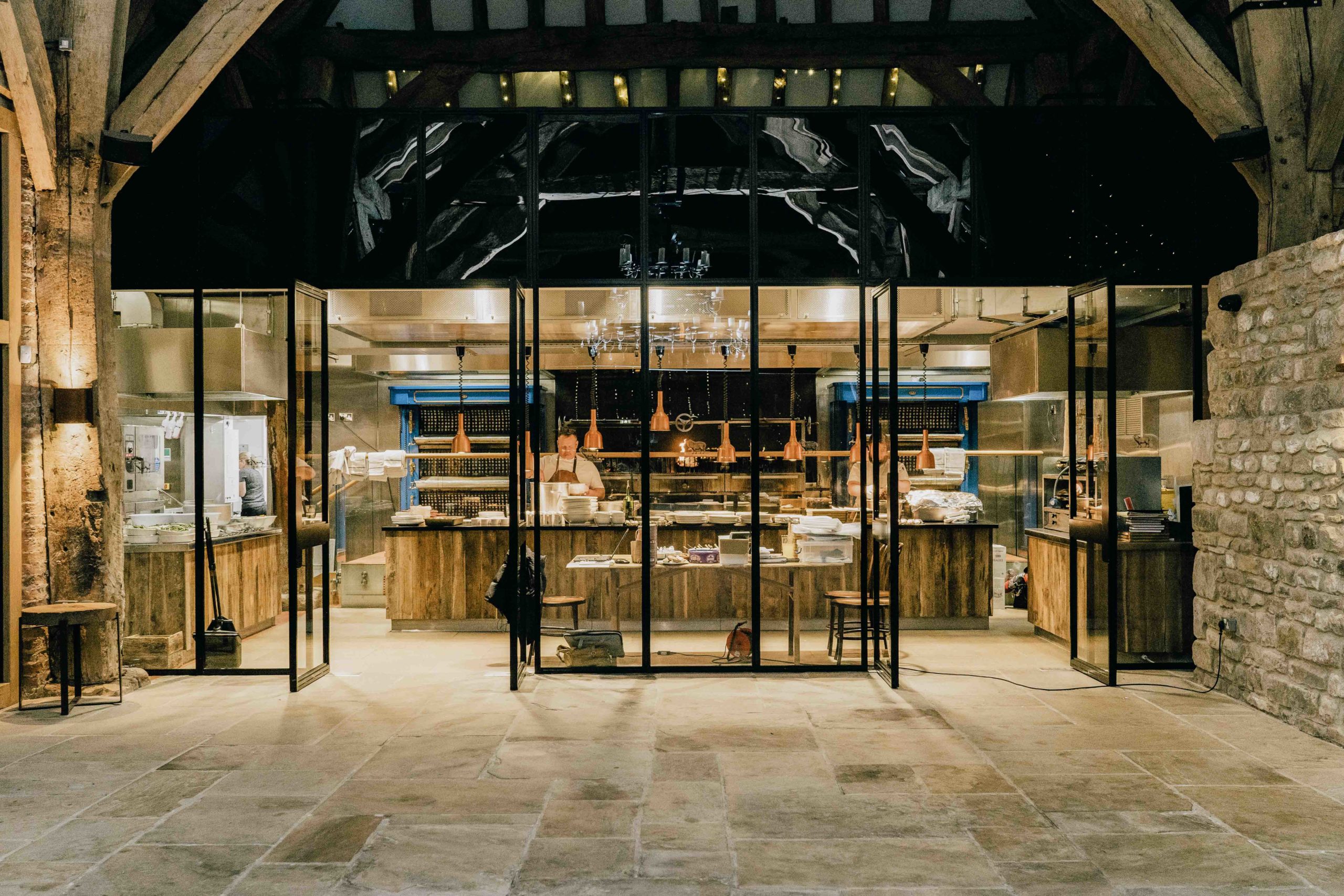 Photo of the Tithe Barn open kitchen