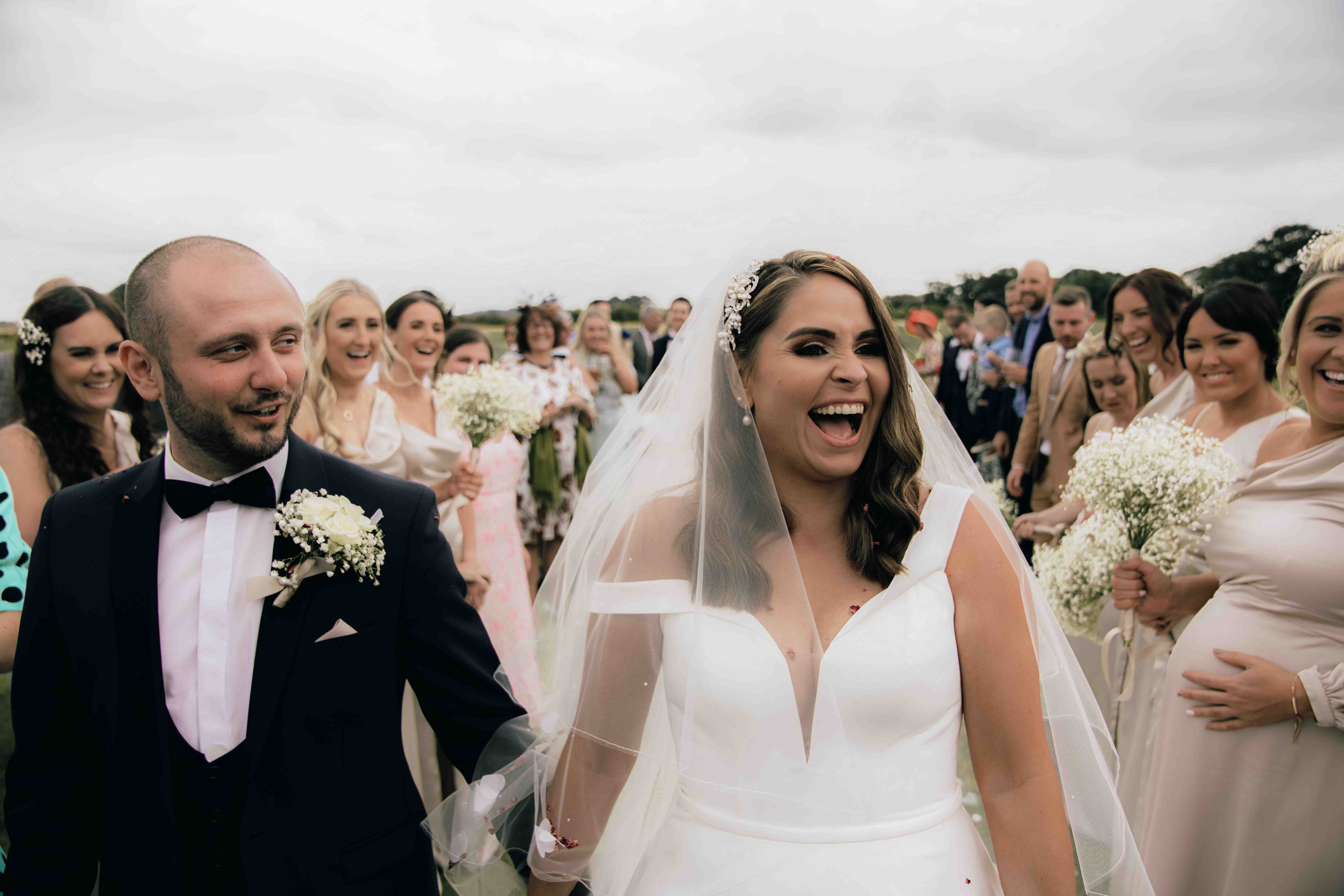 Fun and emotional wedding photograph at Woodstock weddings