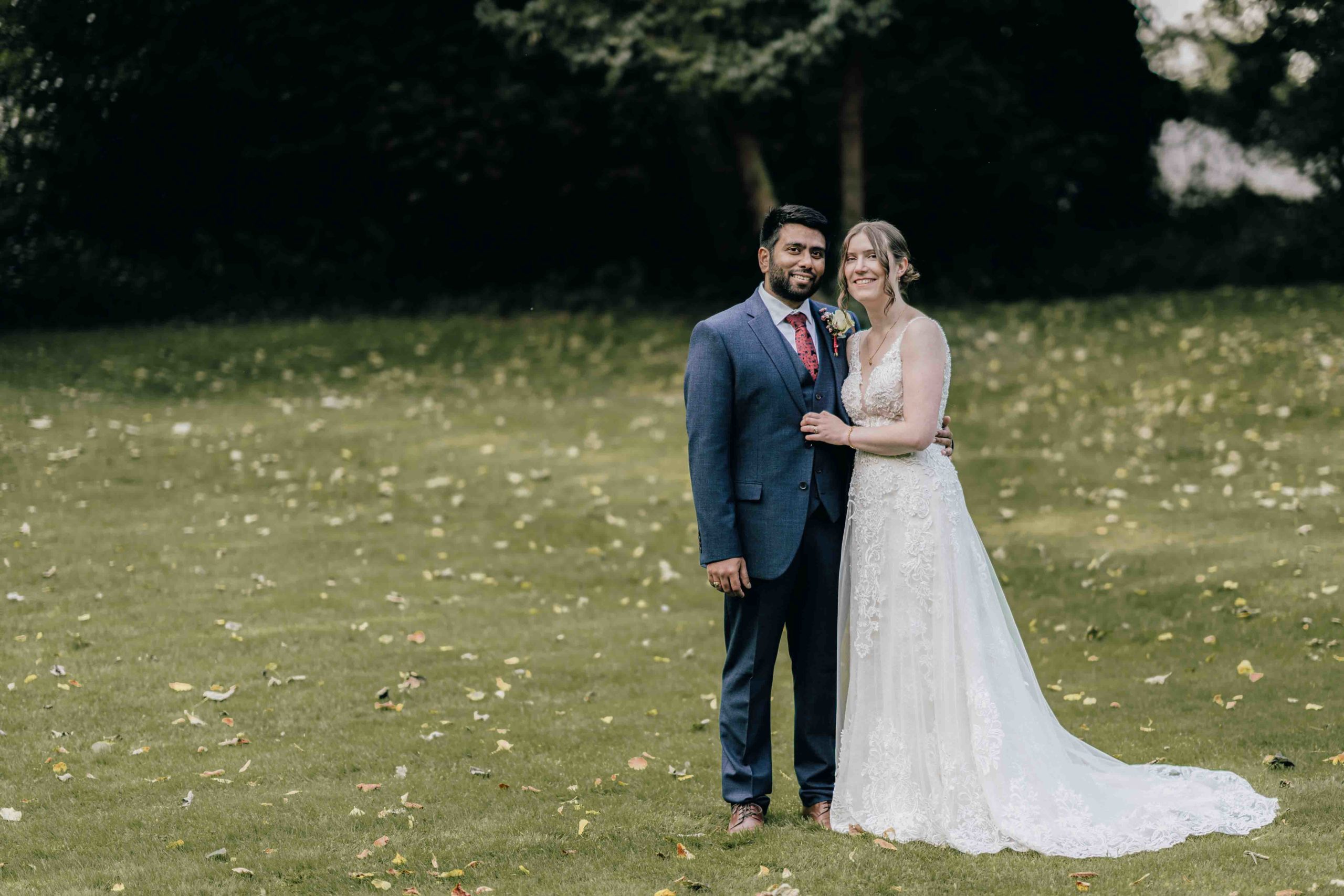 Photograph of wedding couple in Leeds