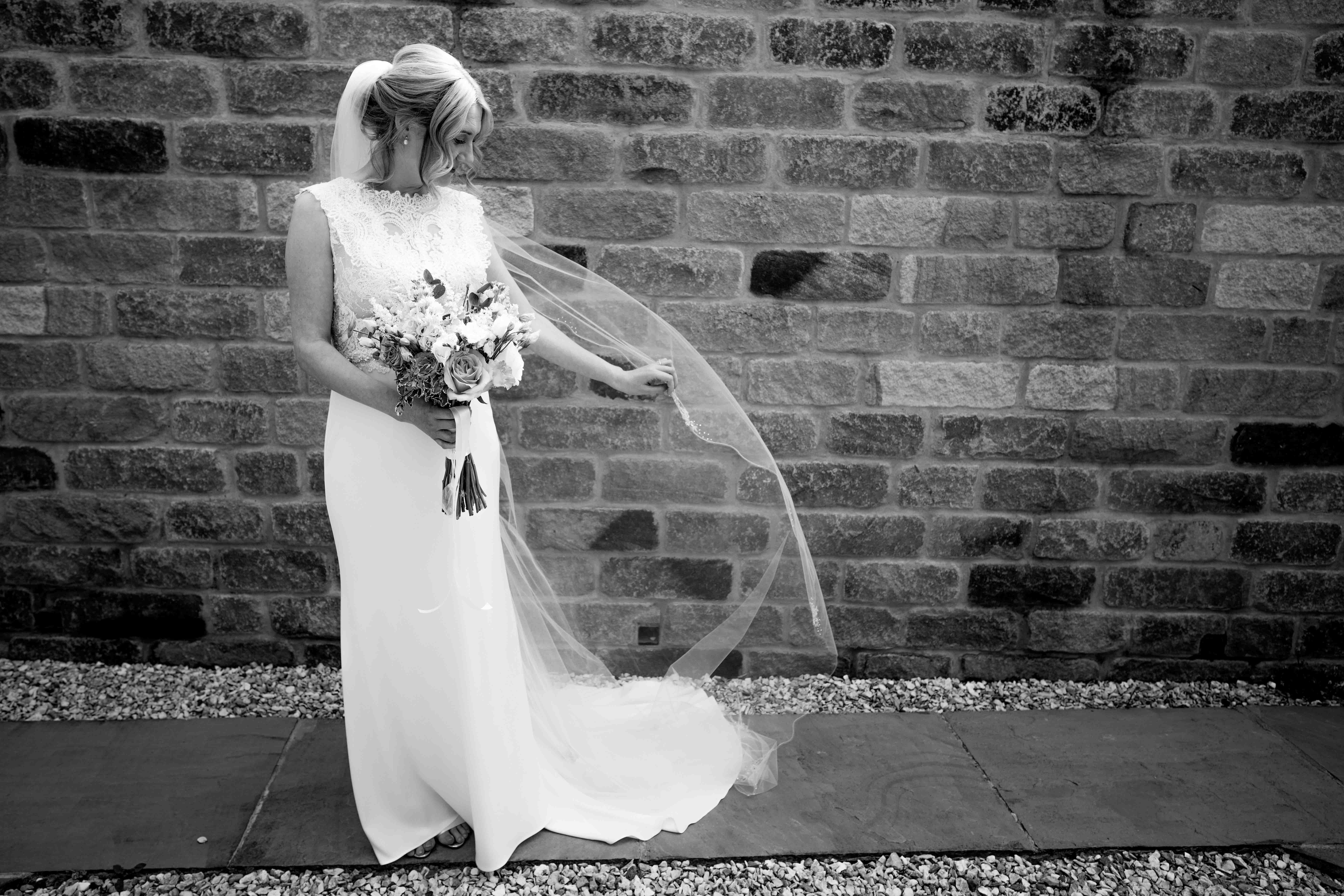 Natural and real bridal portrait photography