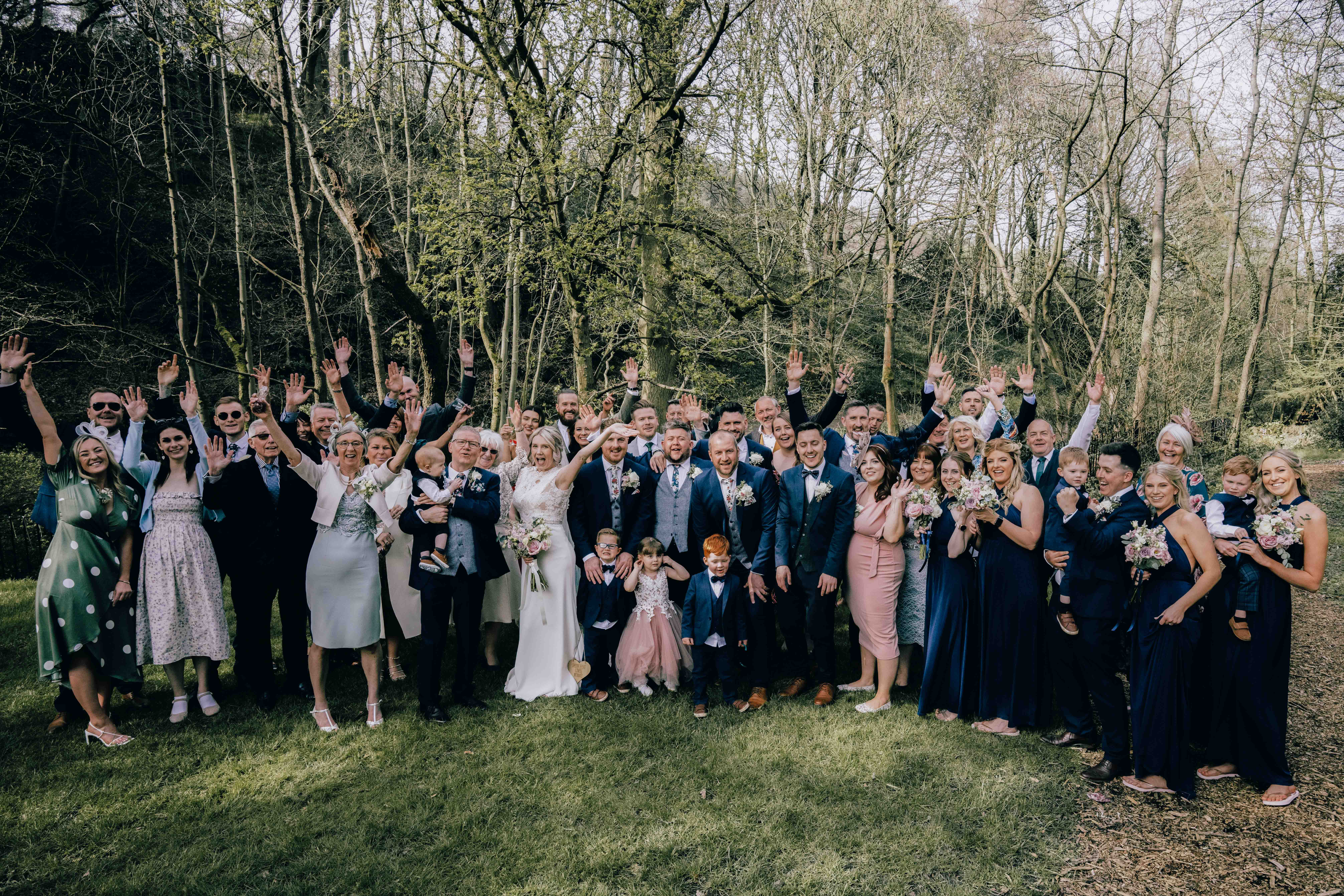 Group wedding photography in Huddersfield