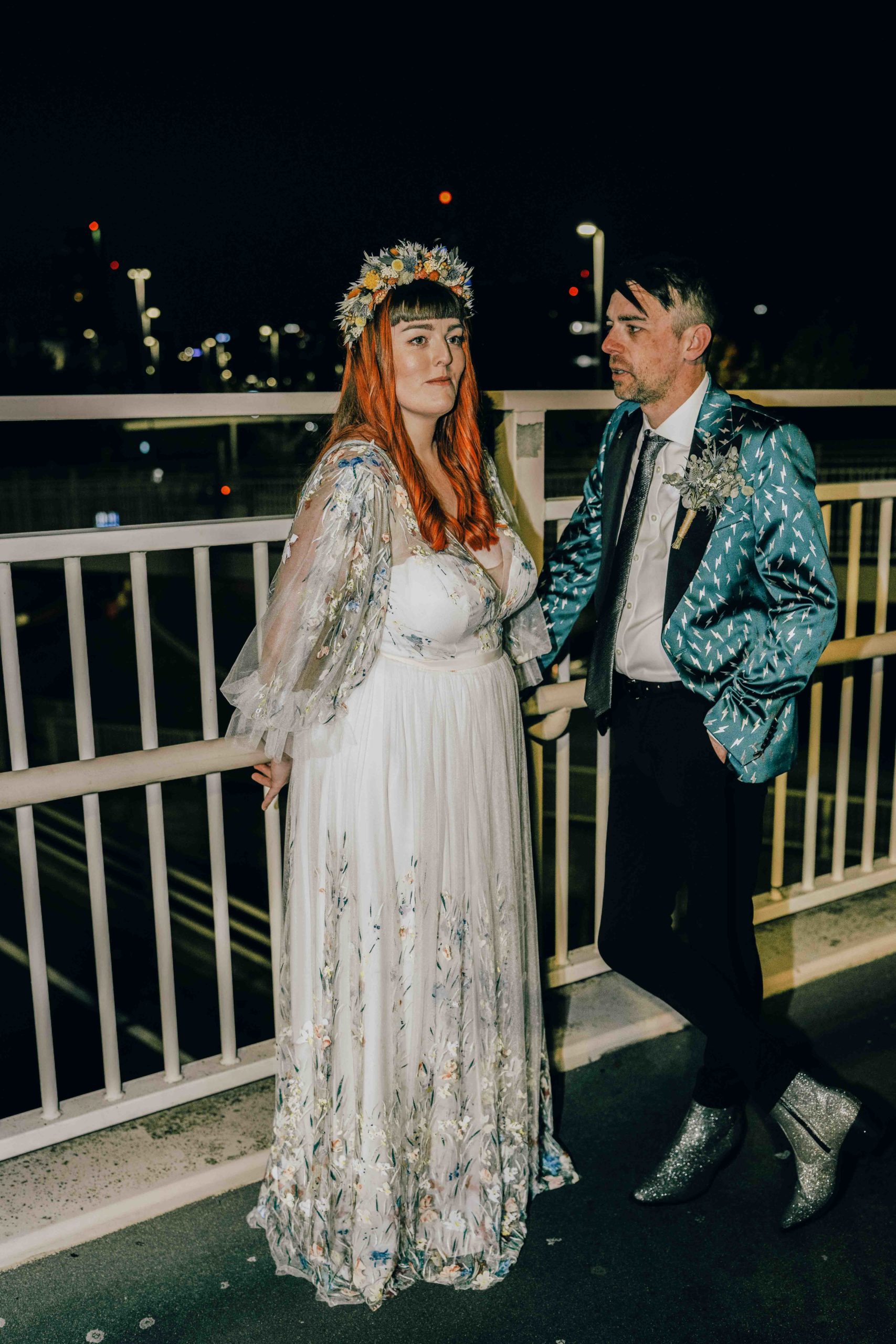 Alternative wedding pictures in Leeds