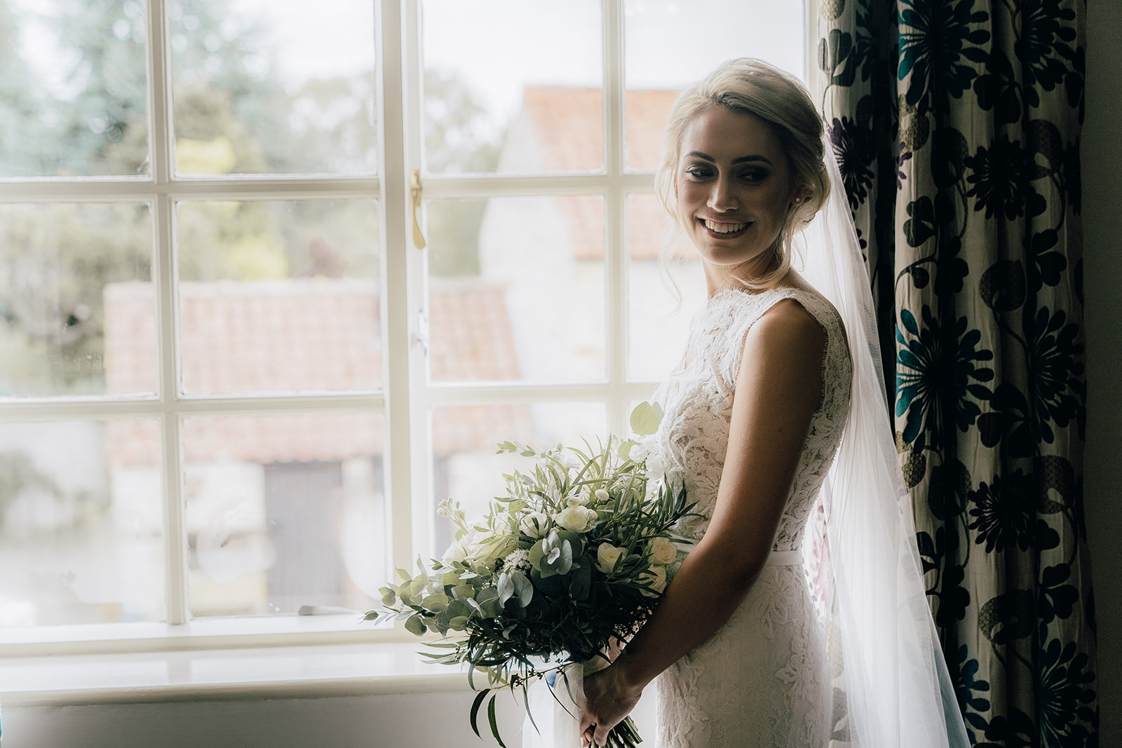 Bride ready for her wedding