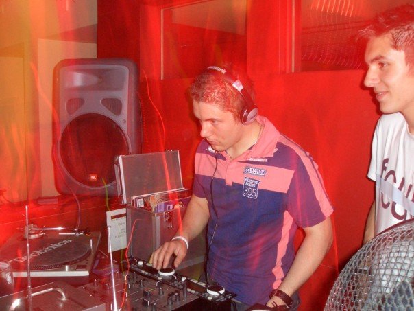 Jules DJ'ing in his younger years
