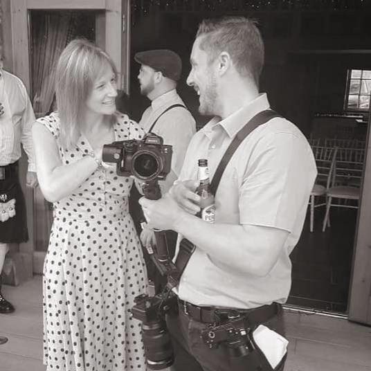 Jules & Lyndsey at a wedding