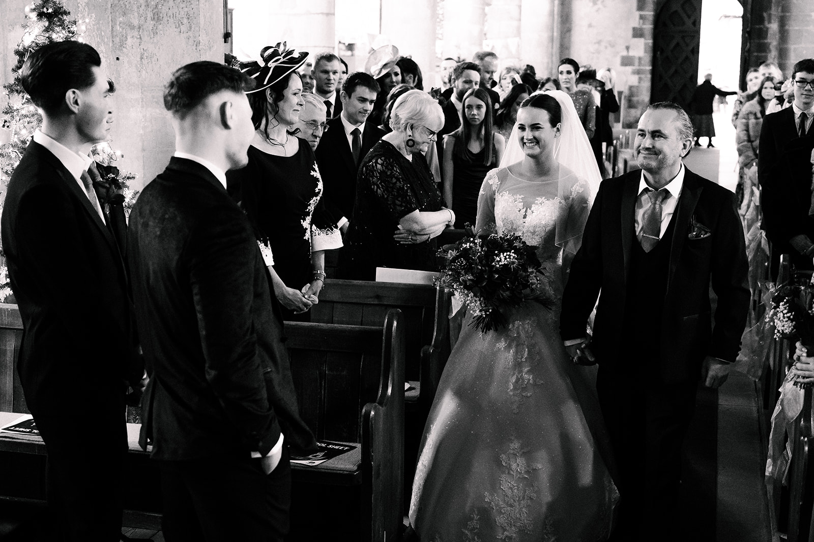 Photojournalistic wedding photography