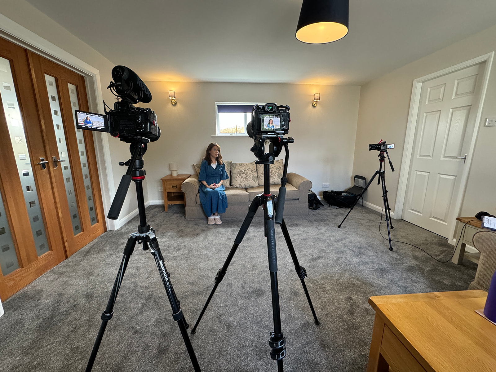 Your Story Studios at work filming on location