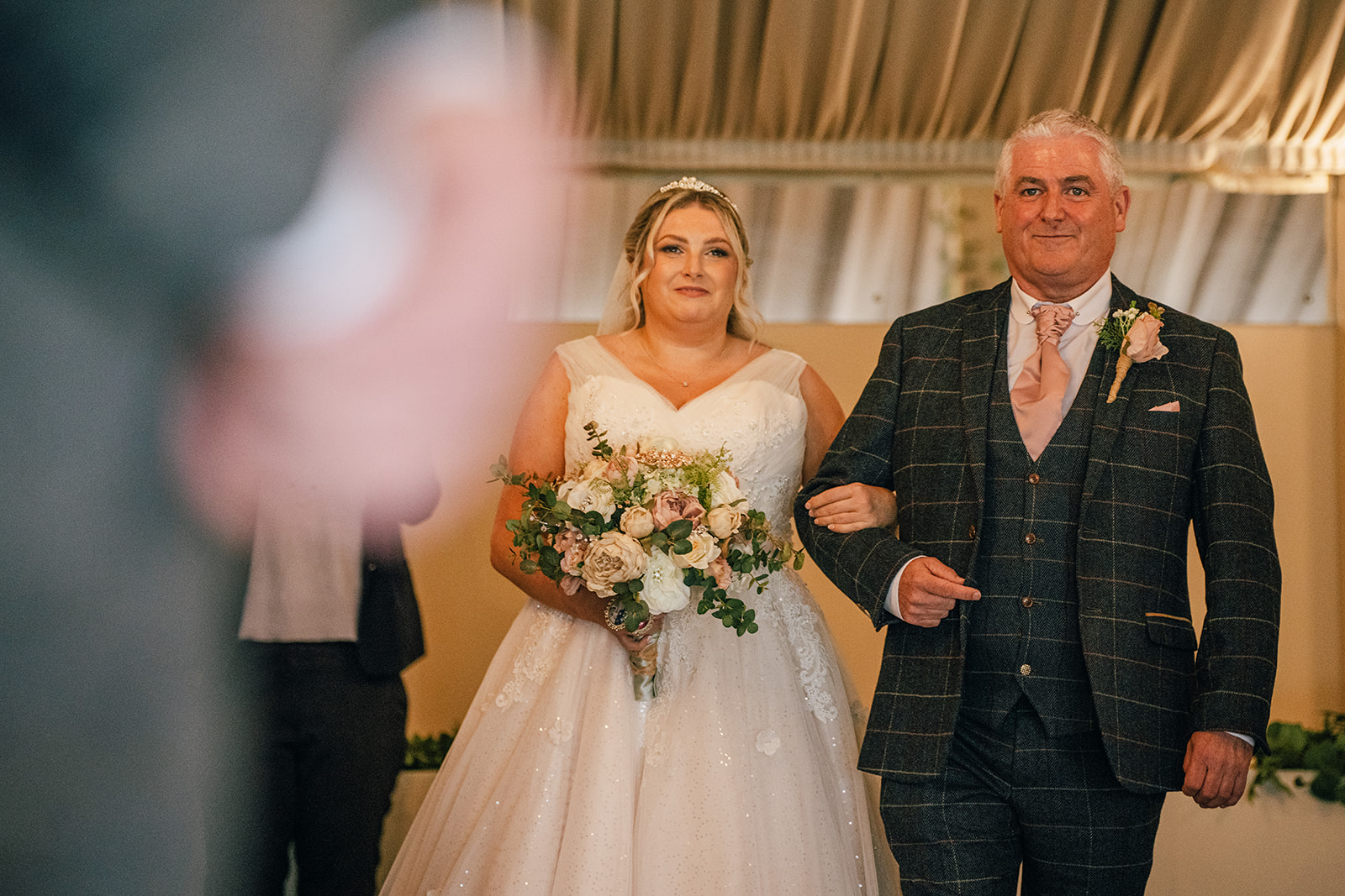 Wedding ceremony photos at The Moorlands Inn, Halifax