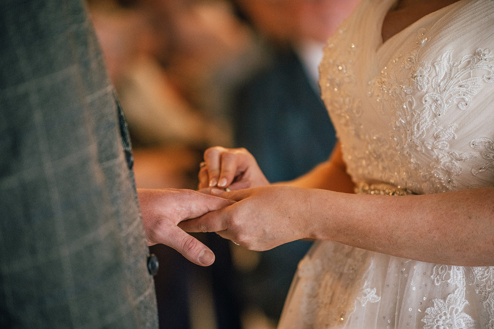 Wedding ceremony photos at The Moorlands Inn, Halifax