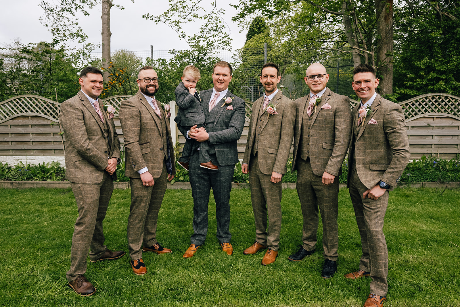 Groomsmen at the Moorlands Inn, Halifax