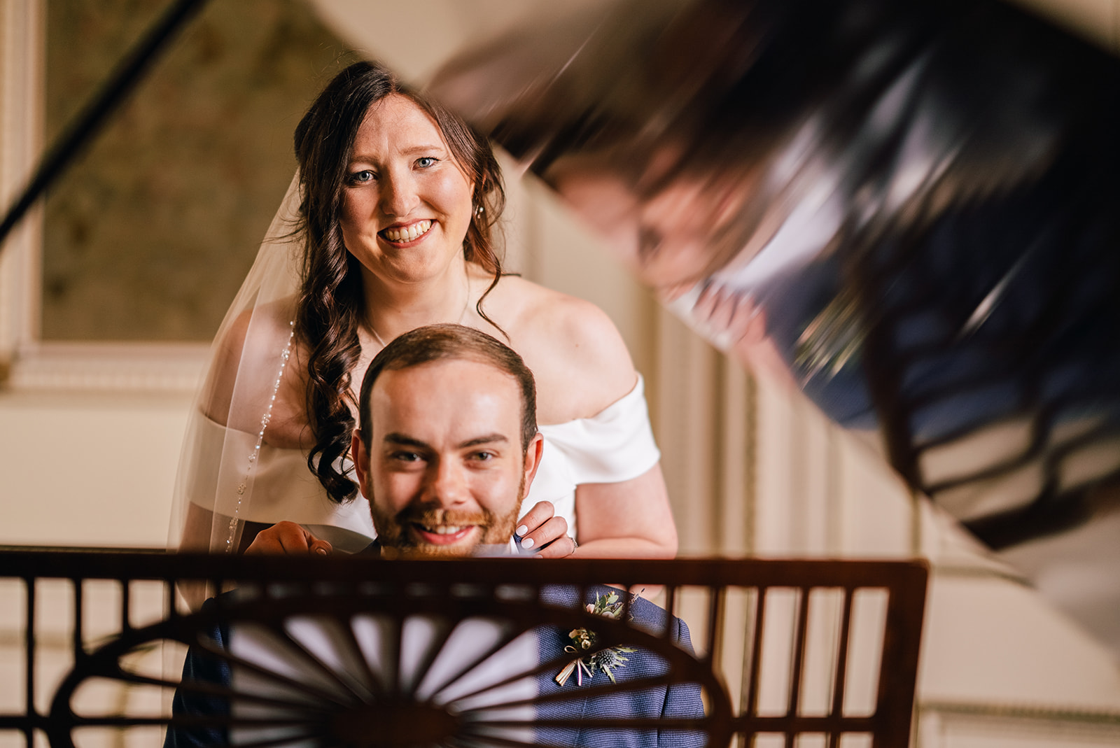 Alternative wedding portrait