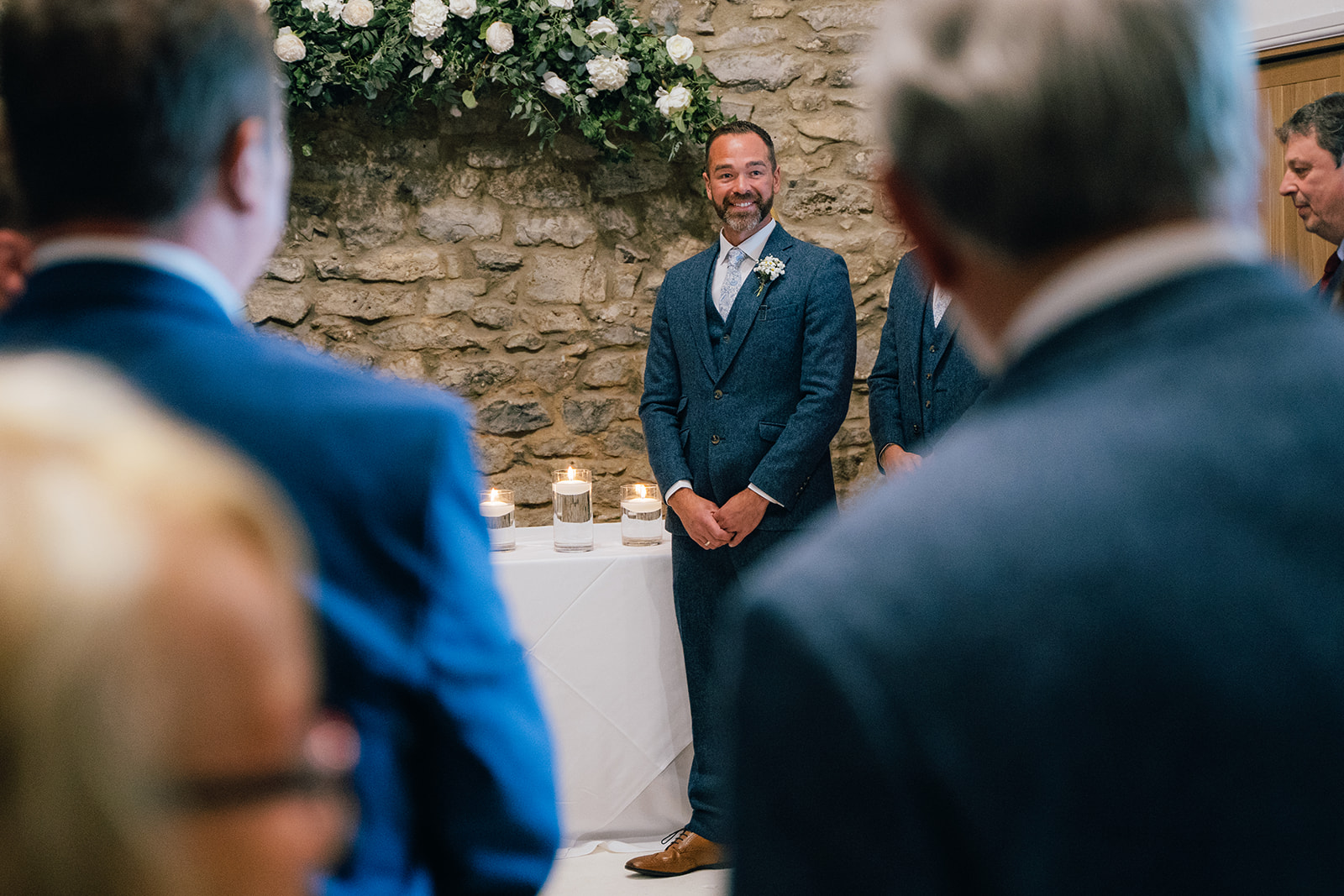 Wedding photographs of the ceremony at the Coniston Hotel