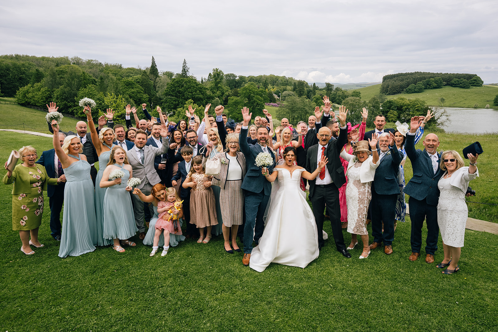 Wedding photographs at the Coniston Hotel