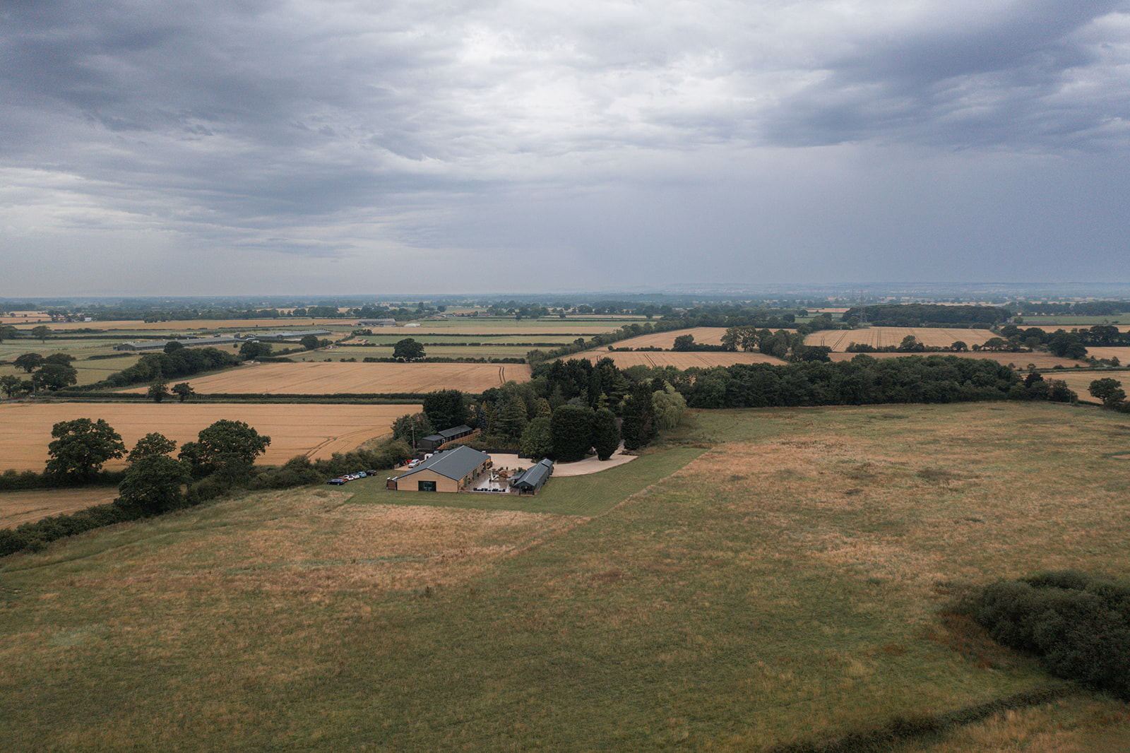 Aerial Photograph of Woodstock weddings